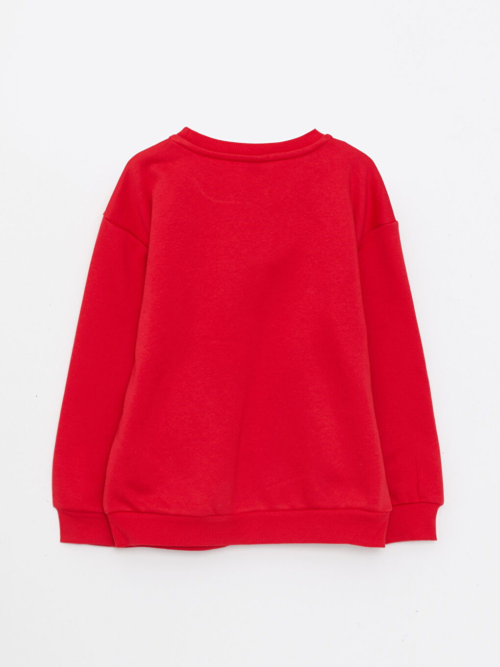 LCW Kids Crew Neck New Year Themed Long Sleeve Girl Sweatshirt -W2BN63Z4-HNK