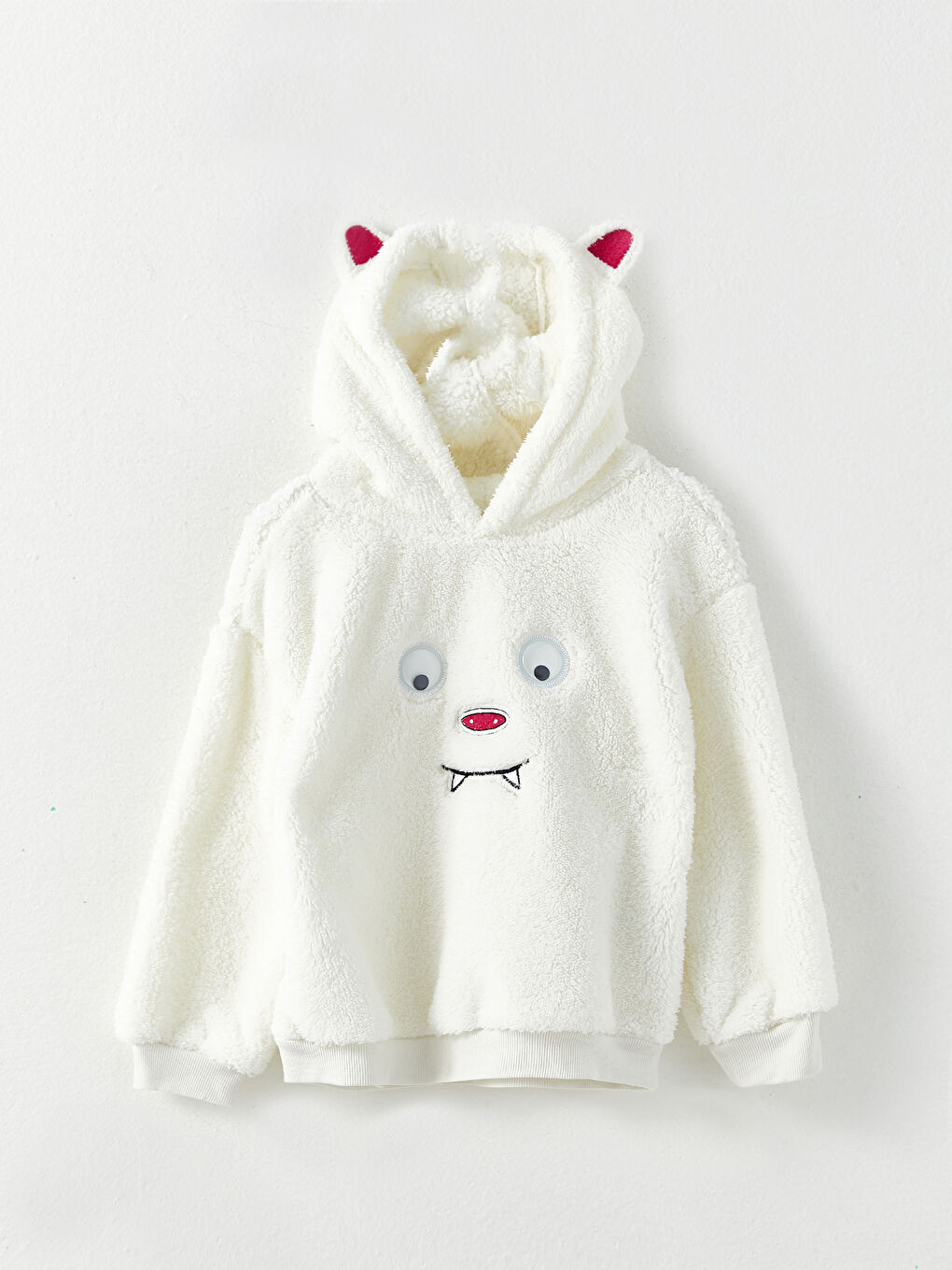 LCW Kids Kapuzensweatshirt Bestickt Langarm Plüsch Mädchen Sweatshirt -W2BN71Z4-R9J