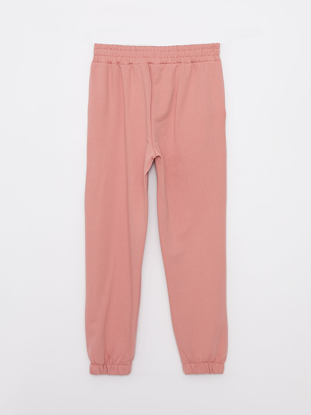 Women's Elasticated Waist Plain Jogger Sweatpants-6