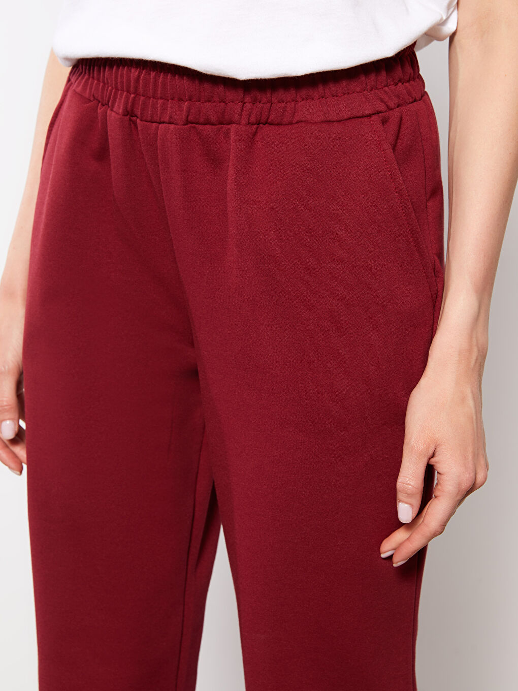 LCW ECO Damen Jogginghose mit elastischem Bund und schlichtem Design -W2BN82Z8-RP0