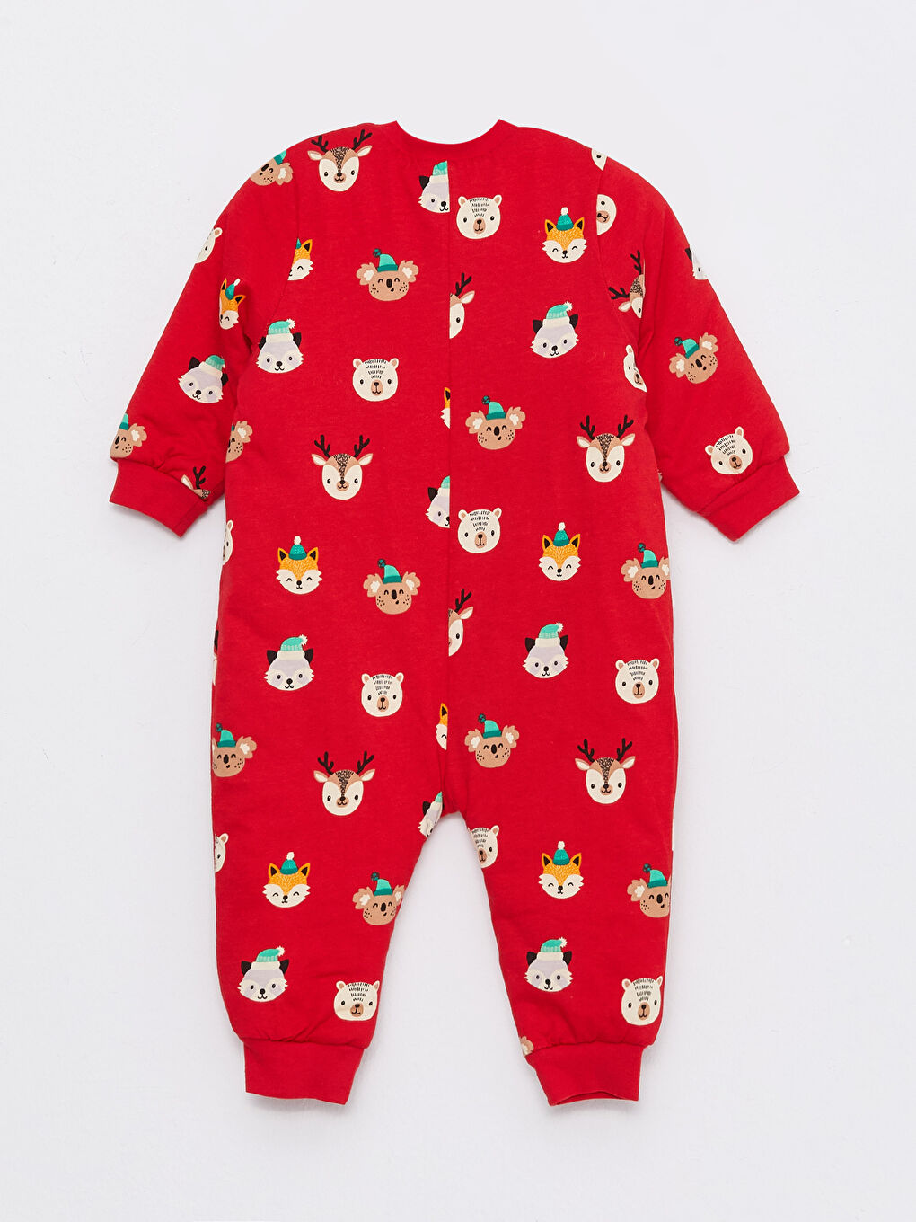 Kırmızı 2.5 Tog Elyaflı Erkek Bebek Uyku Tulumu-1