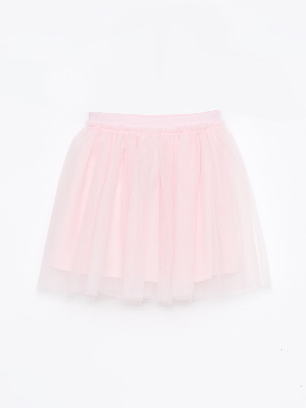 LCW Kids Elastic Waist Girl Tulle Skirt -W2BO15Z4-QLK