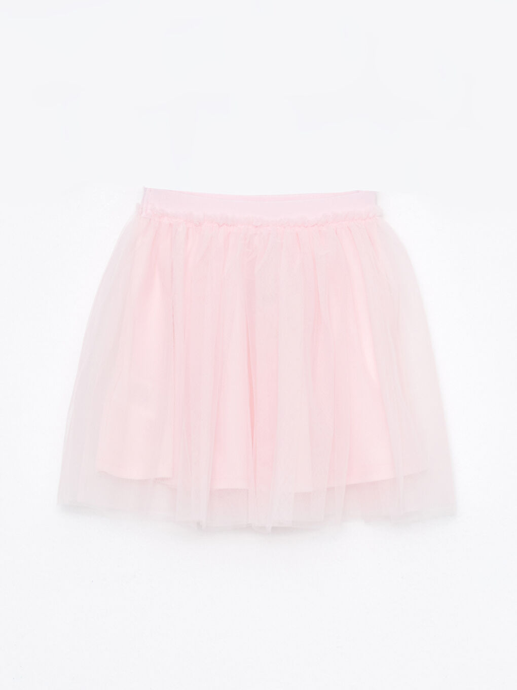 LCW Kids Elastic Waist Girl Tulle Skirt -W2BO15Z4-QLK