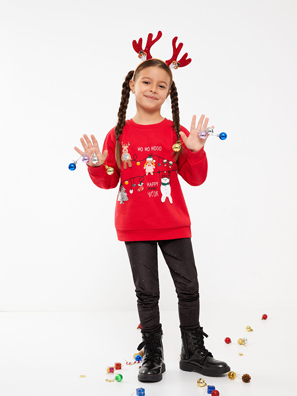 Серпімді белді жылтыр барқыт қыздарға арналған ұзын леггинстер-1