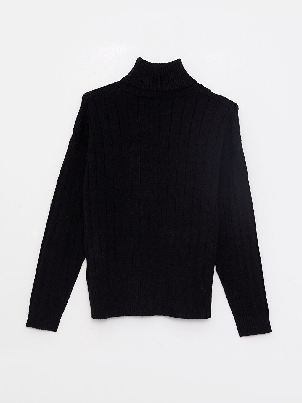 LCW Vision Turtleneck Self Patterned Long Sleeve Women's Tricot Sweater -W2BO64Z8-RQN