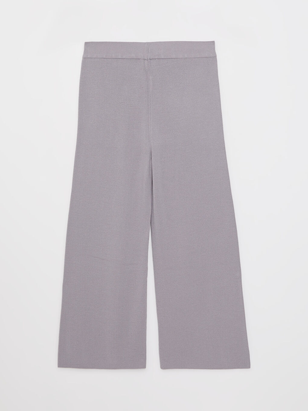 Women's Elasticated Waist Plain Knitwear Trousers -W2BO74Z8-SMY