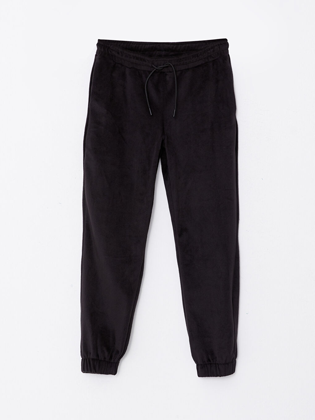 Jogginghose Für Damen Aus Samt Mit Elastischem Bund Und Regulärer Passform-5