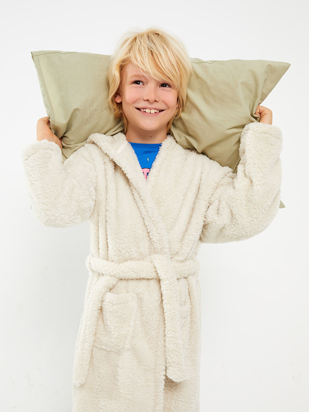 Uzun Kollu Wellsoft Erkek Çocuk Sabahlık-2