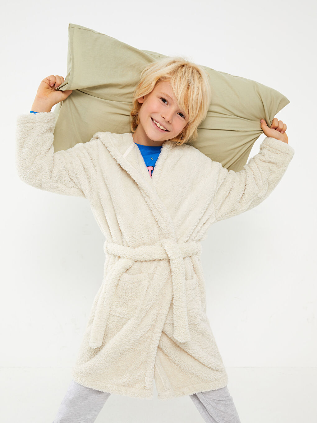 Uzun Kollu Wellsoft Erkek Çocuk Sabahlık-3