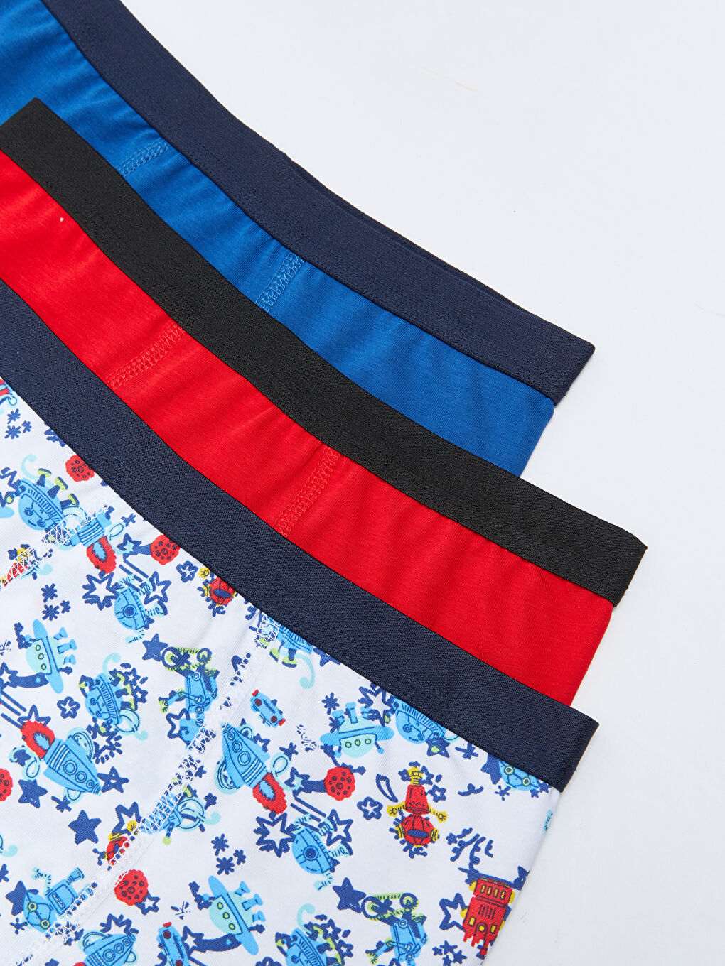 سراويل بوكسر أولاد قطن - ٣ قطع-4