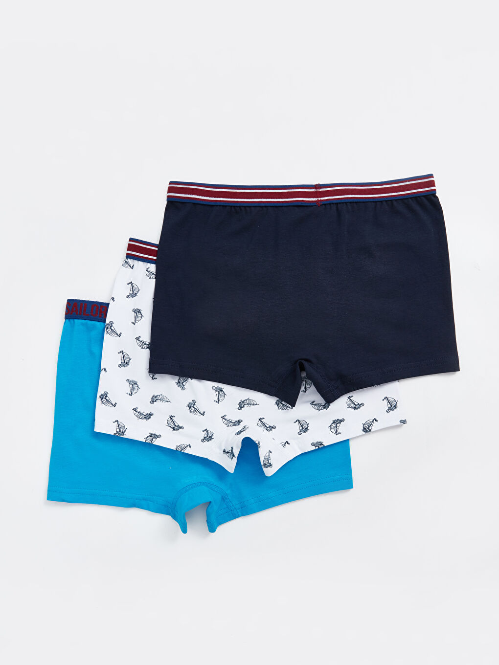 Karışık Baskılı Erkek Çocuk Boxer 3'lü-1