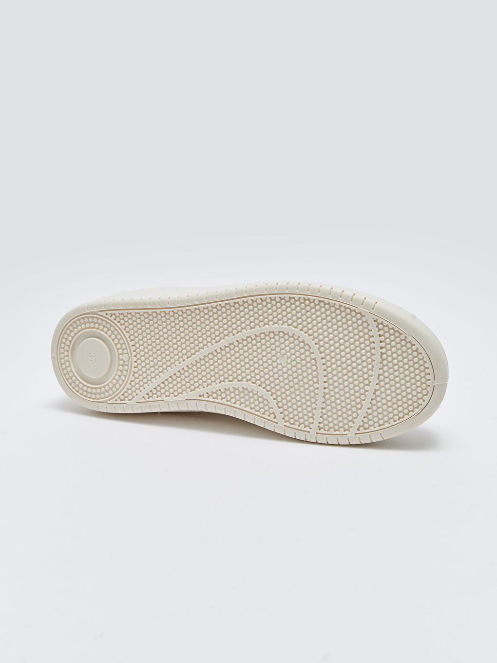 Ekru Bağcıklı Kadın Aktif Spor Ayakkabı-3