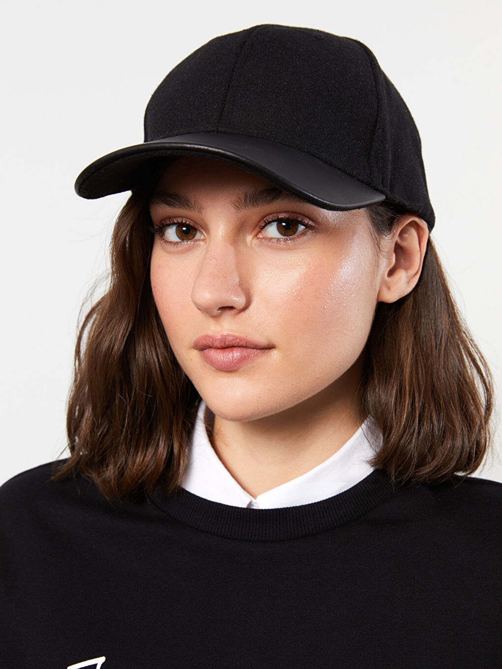 LC Waikiki Women's Flat Stamped Cap Hat -W2BP46Z8-HEG