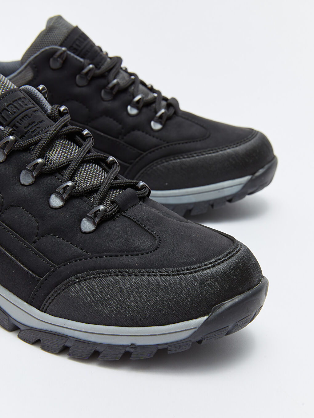 Siyah Bağcıklı Erkek Trekking Ayakkabı-2