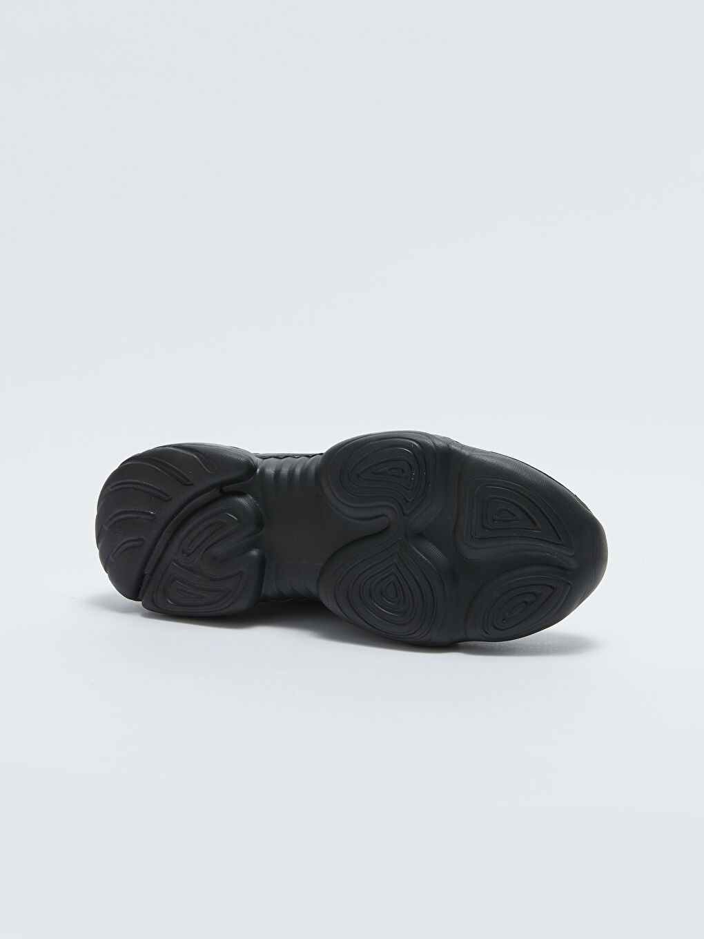 Siyah Bağcıklı Kalın Taban Kadın Aktif Spor Ayakkabı-4