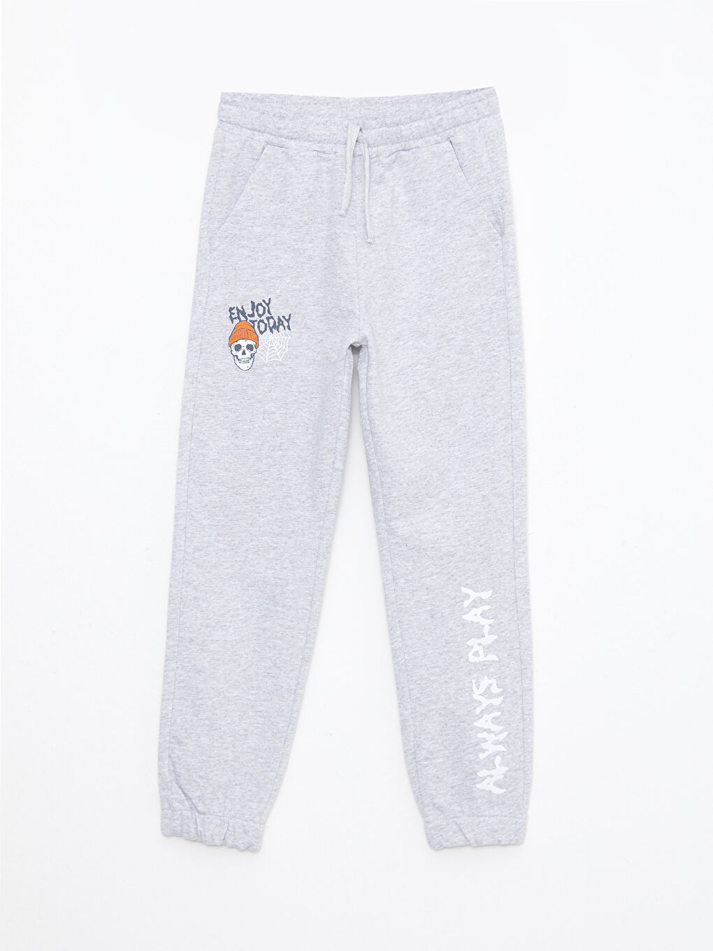 Elastic Waist Printed Boys' Jogger Sweatpants