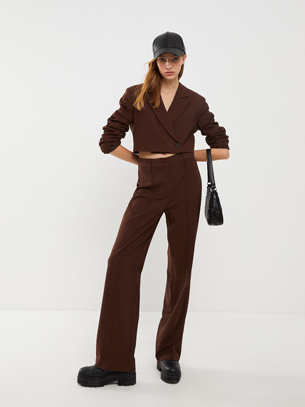 XSIDE Women's Wideleg Straight Trousers -W2BQ41Z8-S6U