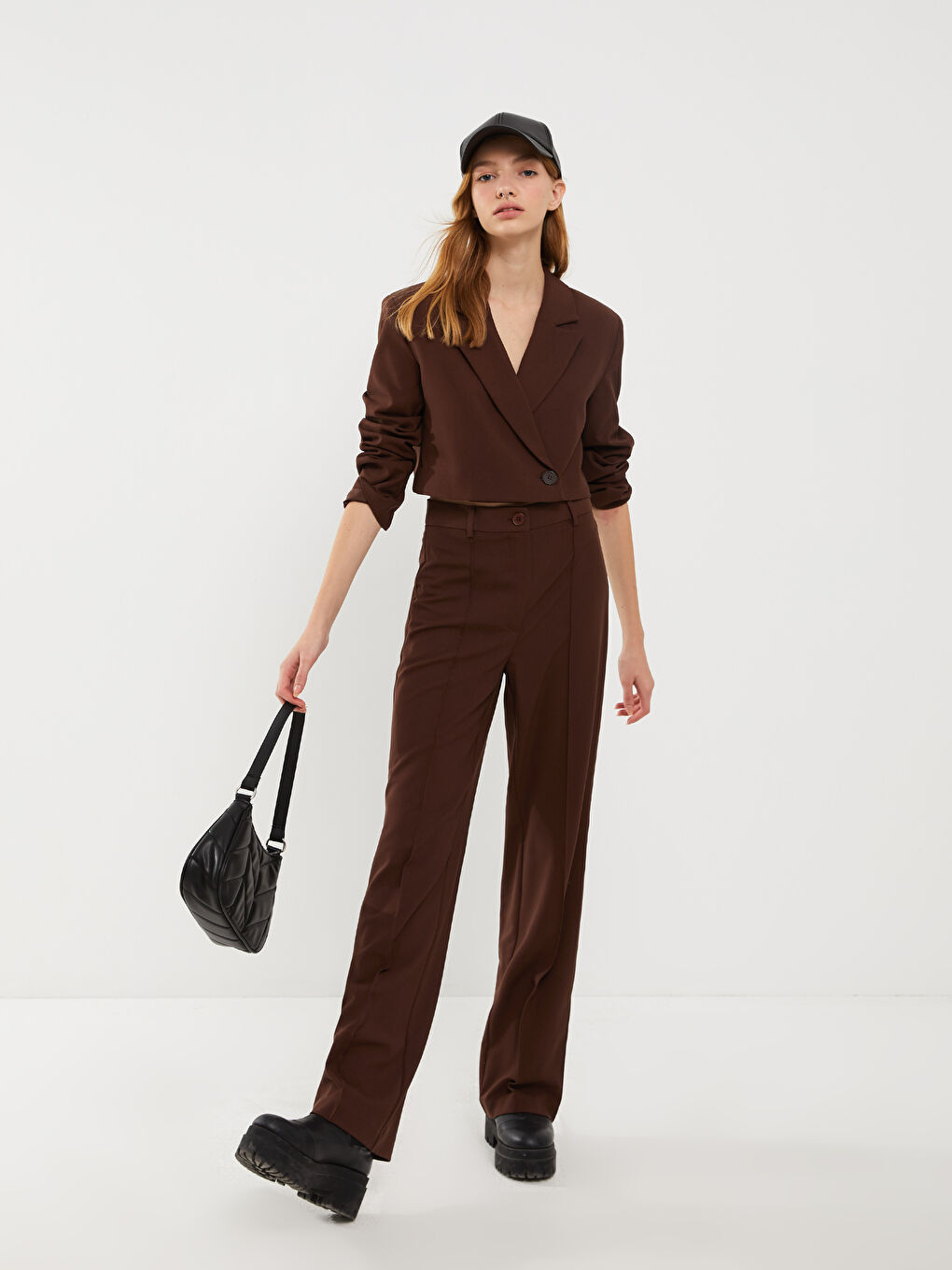 XSIDE Women's Wideleg Straight Trousers -W2BQ41Z8-S6U