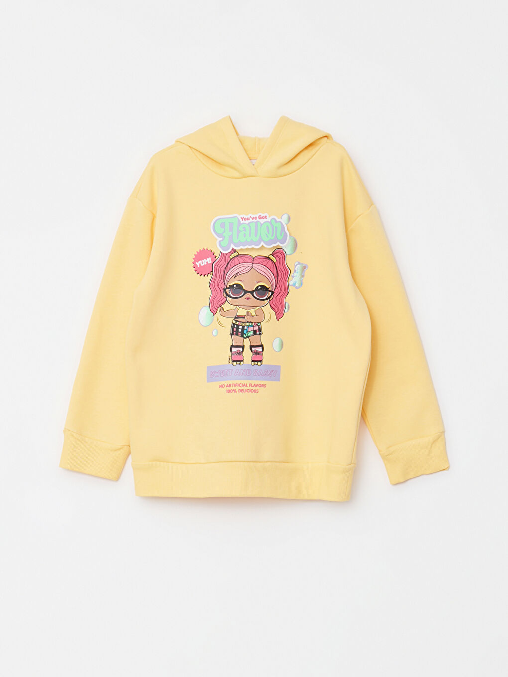 Hoodie LOL Surprise OMG Licensed Long Sleeve Girls' Sweatshirt and Tights-1