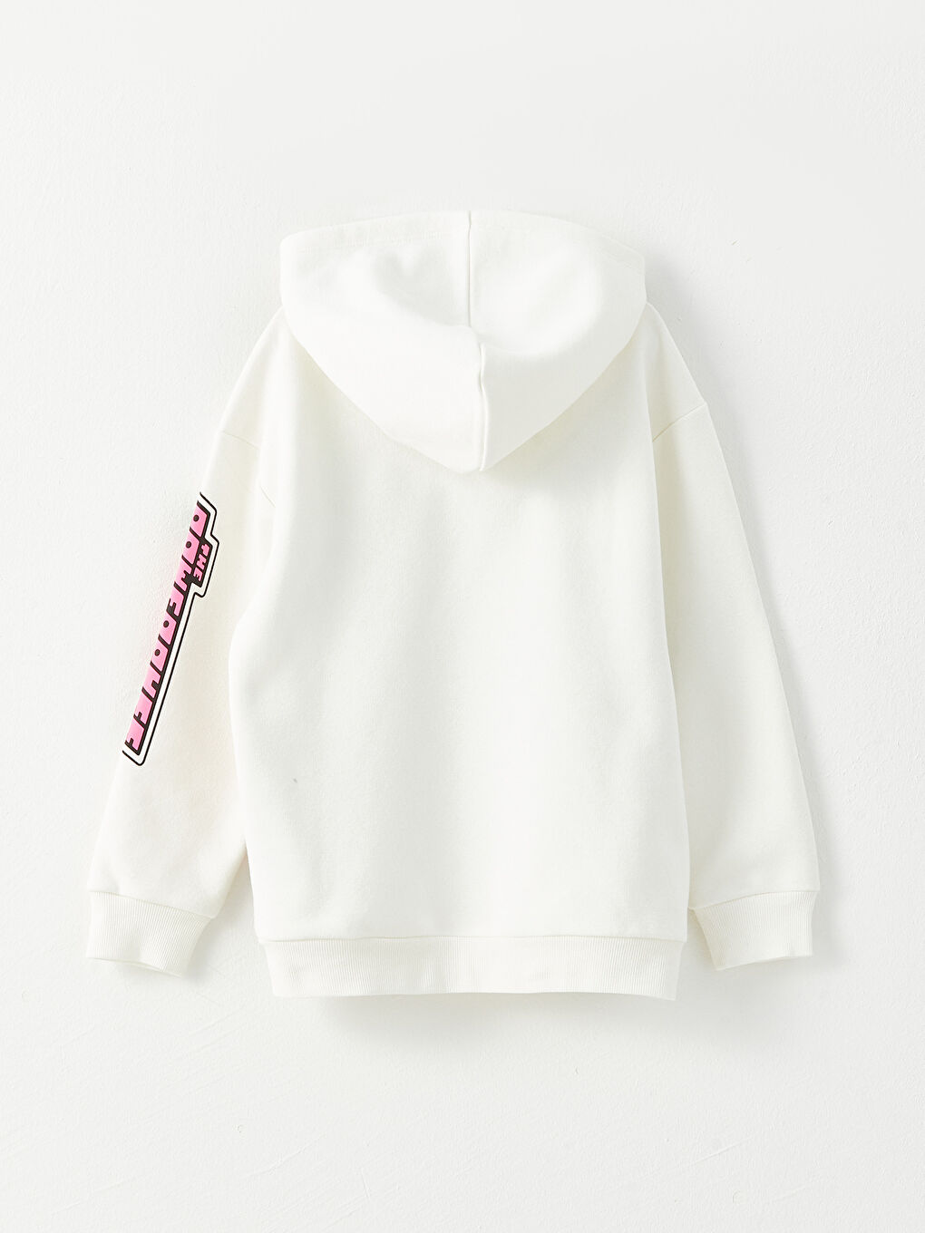 Hooded Powerpuff Girls Printed Long Sleeve Girls' Sweatshirt-1