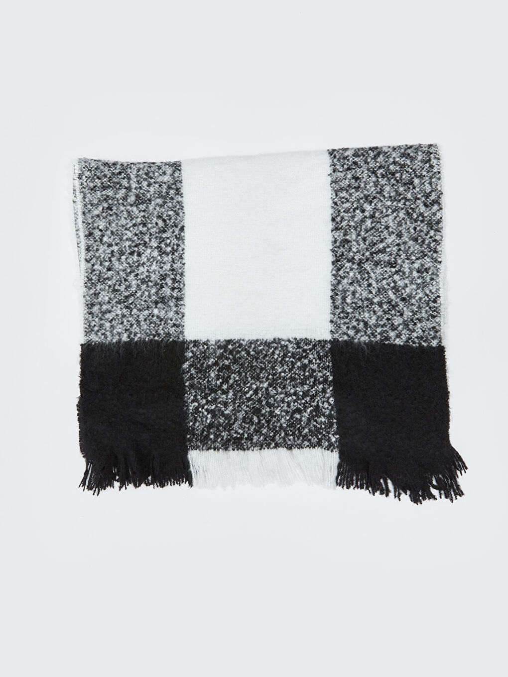 Striped Fringed Women's Scarf-4