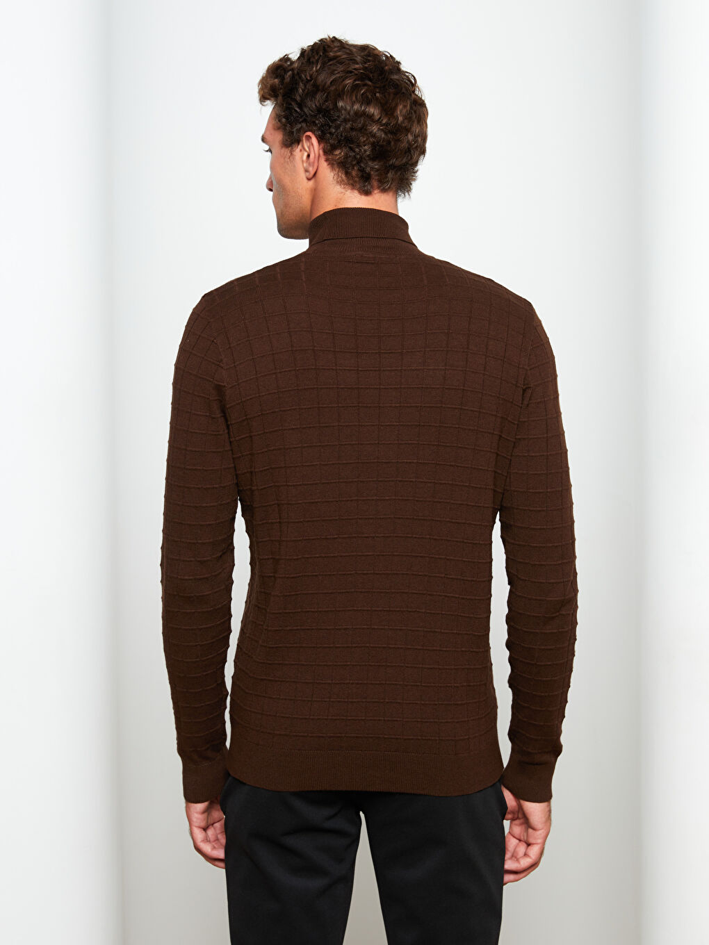SOUTHBLUE Turtleneck Long Sleeve Men's Knitwear Sweater -W2BQ84Z8-HDN