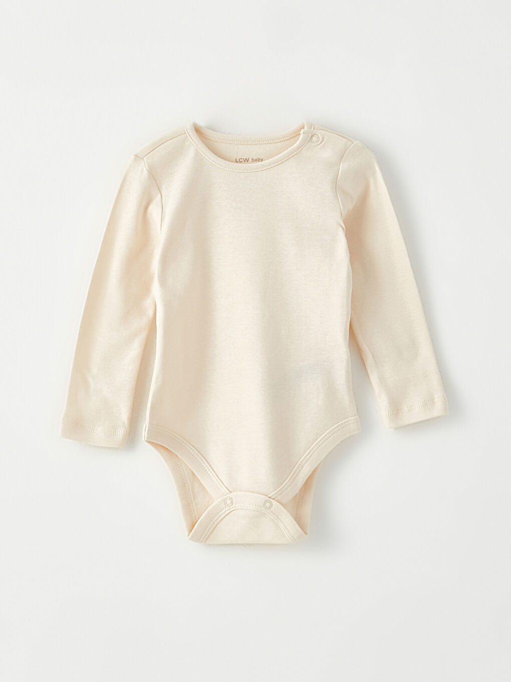 Sarı Bisiklet Yaka Uzun Kollu Basic Kız Bebek Çıtçıtlı Body 5'li-2