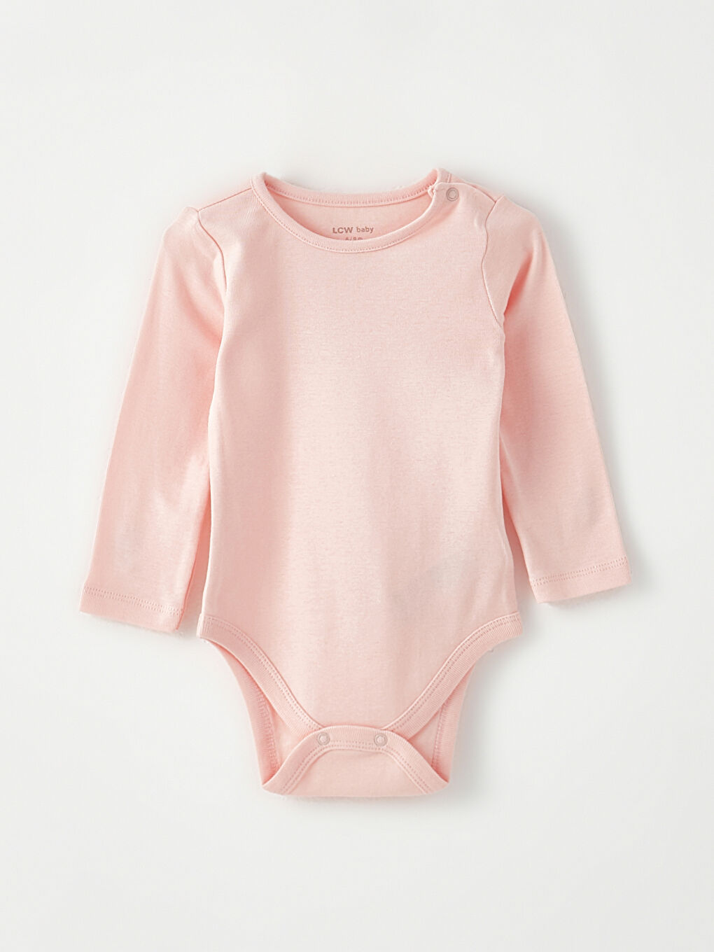 Sarı Bisiklet Yaka Uzun Kollu Basic Kız Bebek Çıtçıtlı Body 5'li-3