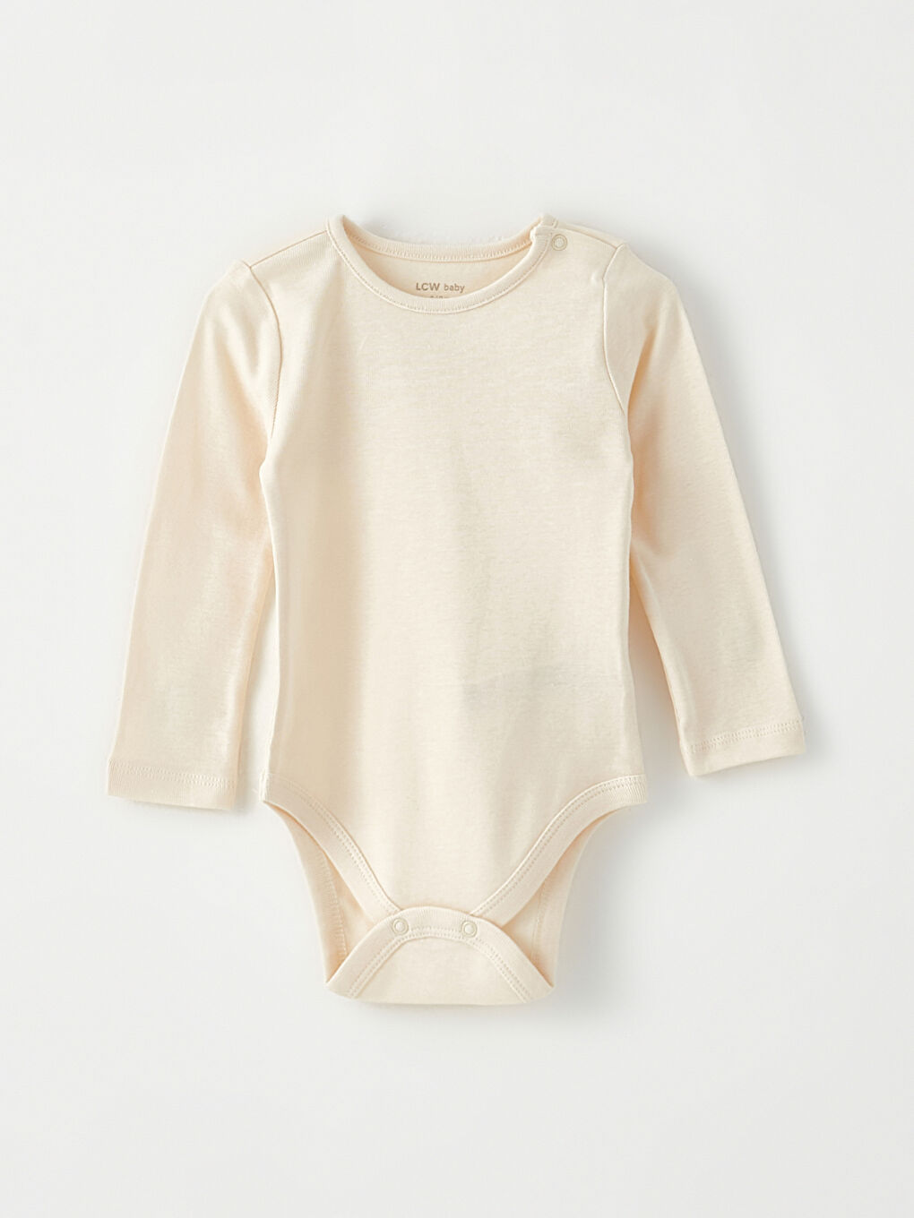 Sarı Bisiklet Yaka Uzun Kollu Basic Kız Bebek Çıtçıtlı Body 5'li-4