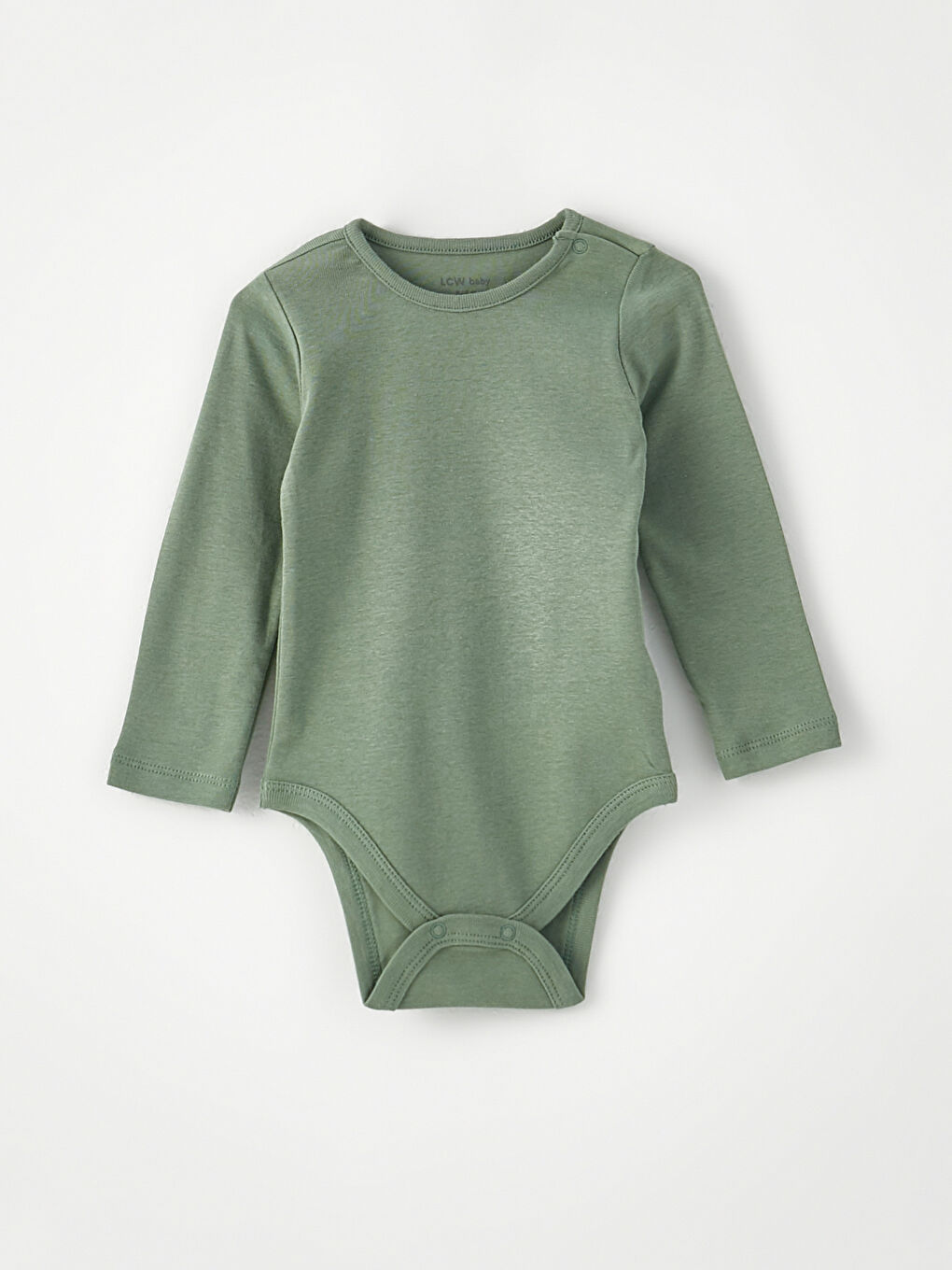 Sarı Bisiklet Yaka Uzun Kollu Basic Kız Bebek Çıtçıtlı Body 5'li-5