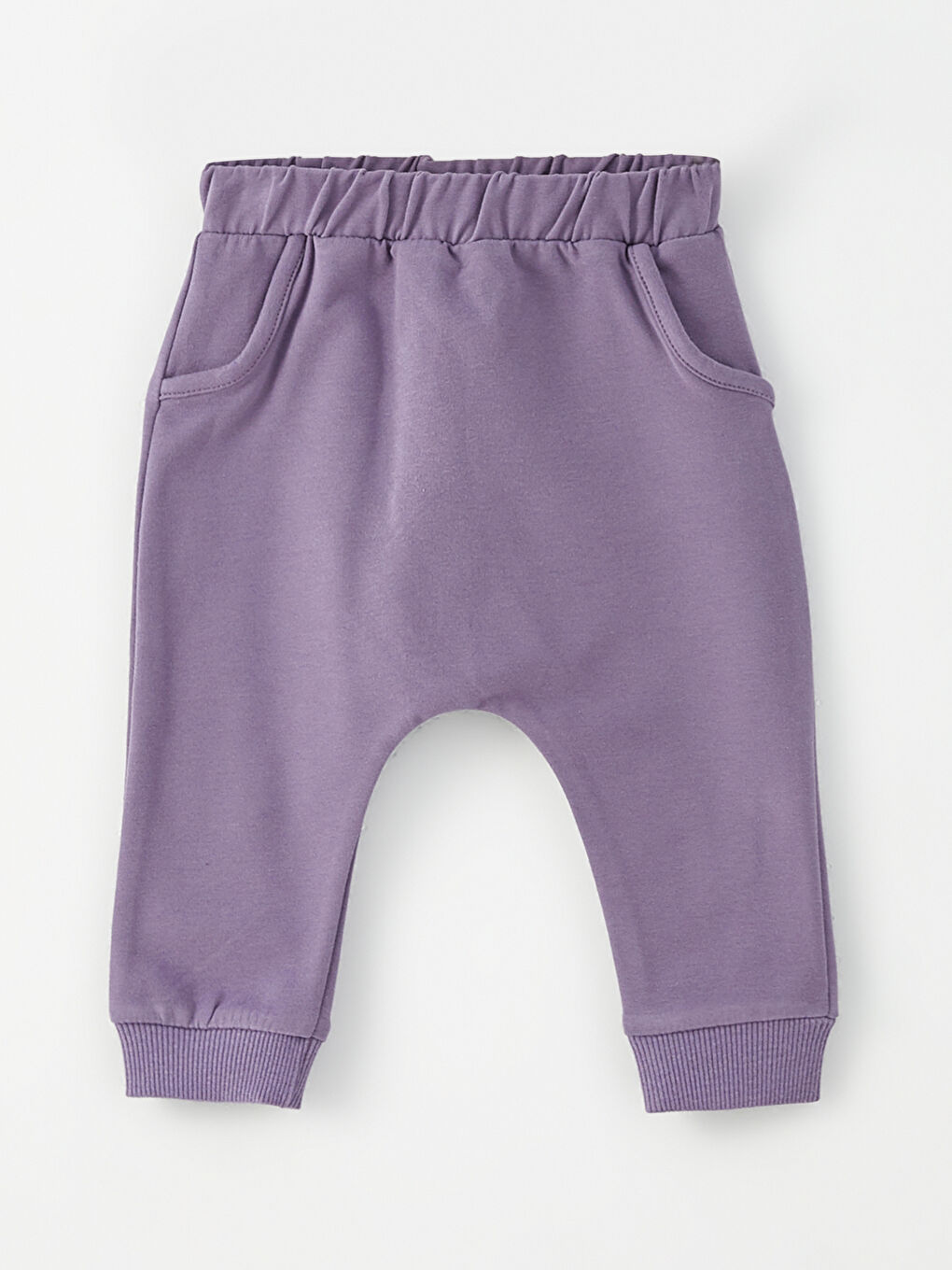 Bej Bisiklet Yaka Uzun Kollu Bambi Baskılı Kız Bebek Sweatshirt ve Pantolon 2'li Takım-2