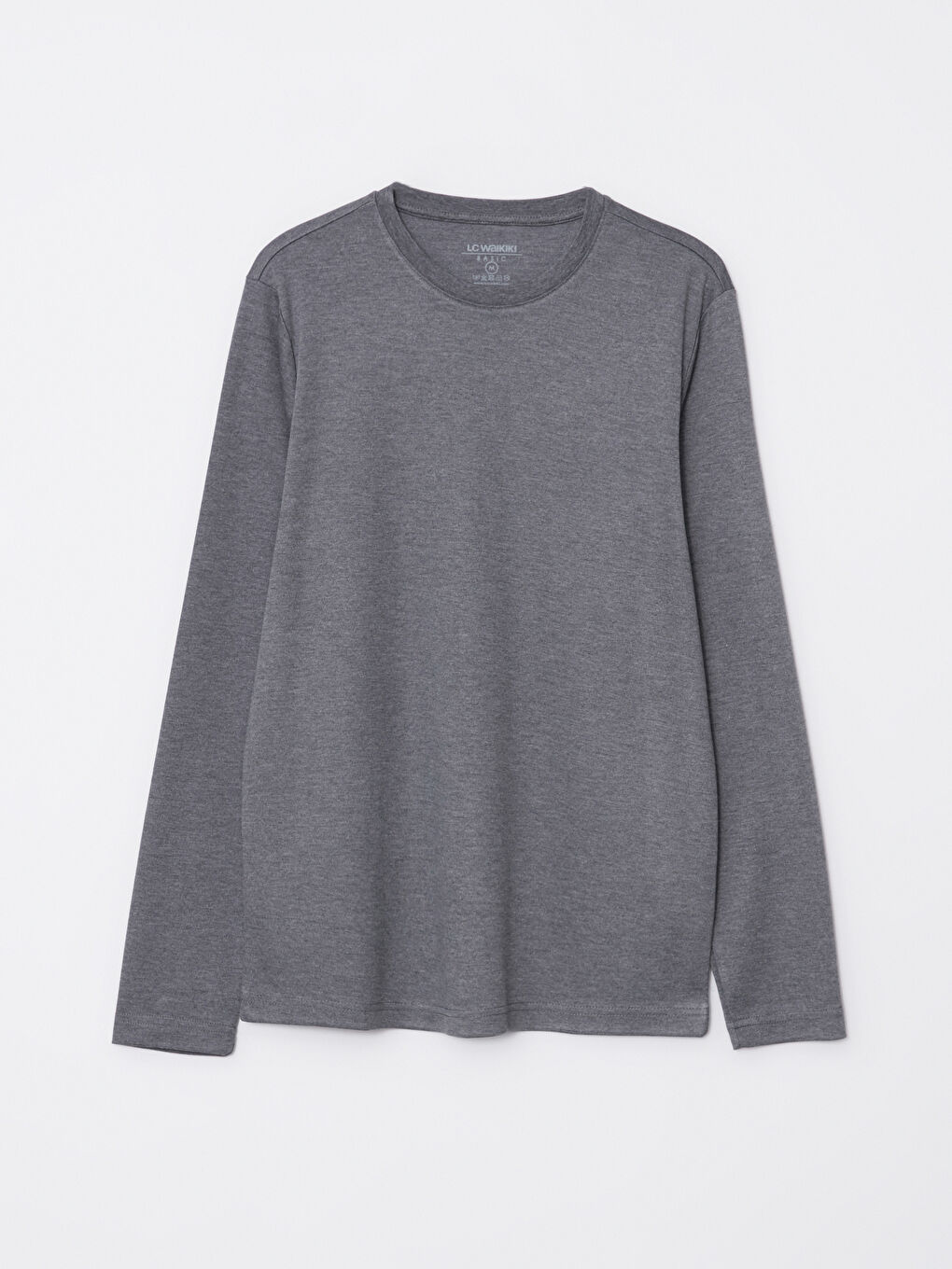 Crew Neck Long Sleeve Men's T-Shirt-4