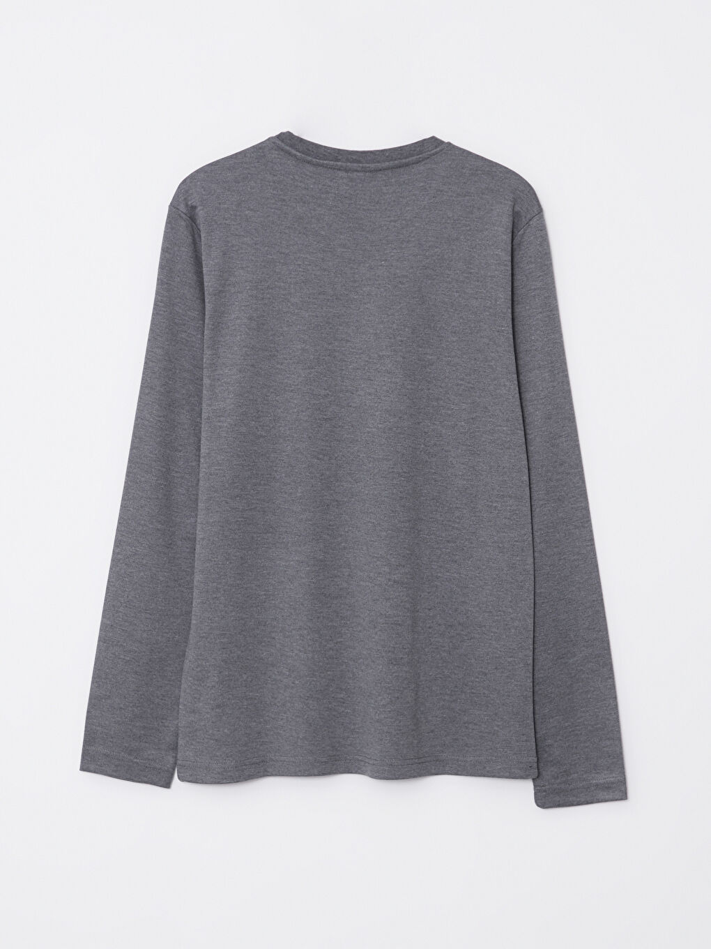 Crew Neck Long Sleeve Men's T-Shirt-5