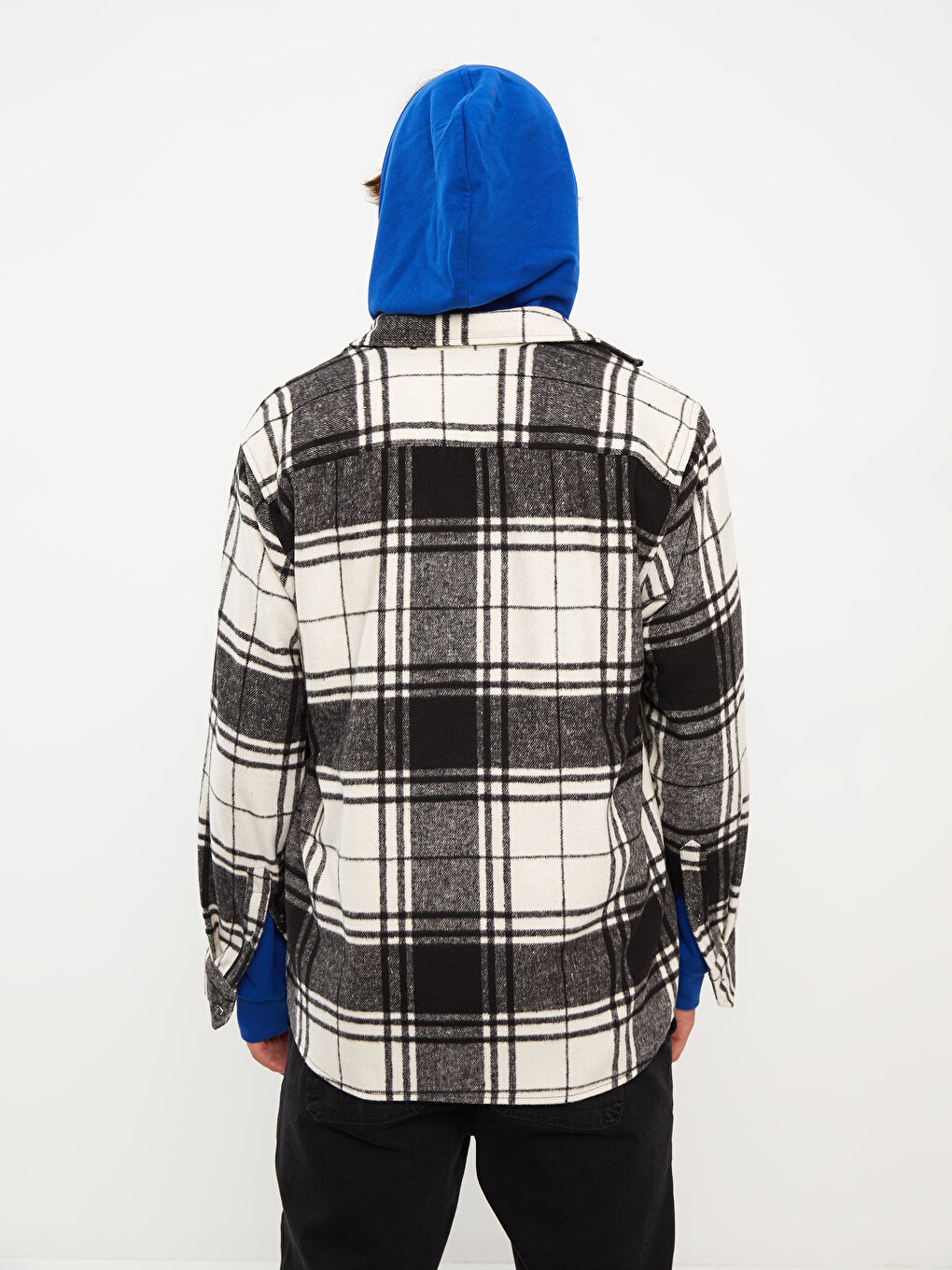 XSIDE Regular Fit Long Sleeve Plaid Men's Flannel Shirt