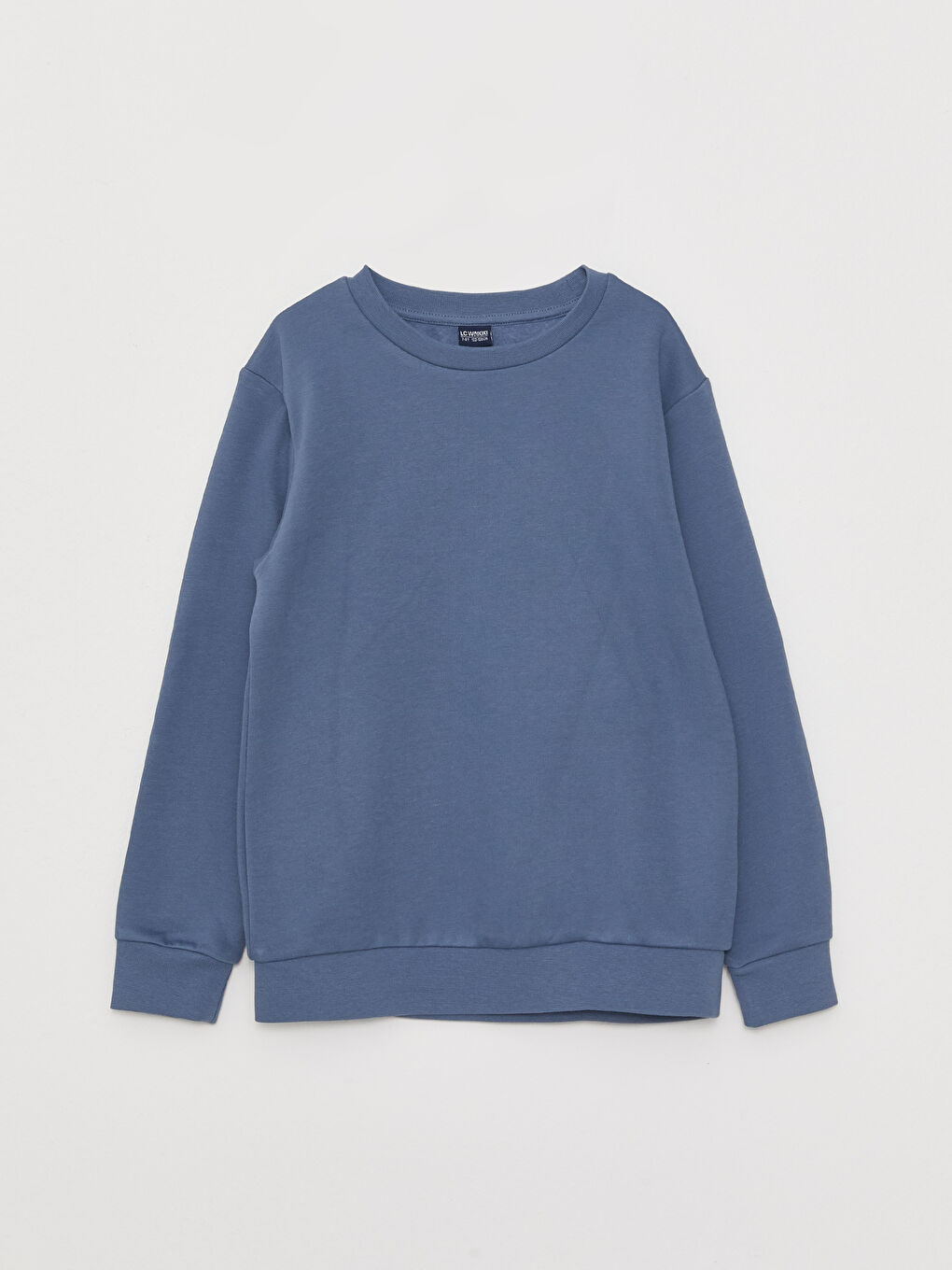 Crew Neck Basic Long Sleeve Boys' Sweatshirt