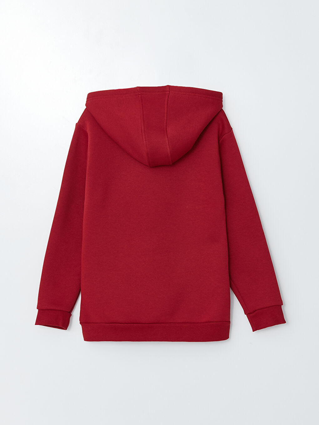 Hooded Basic Long Sleeve Boy Sweatshirt-5