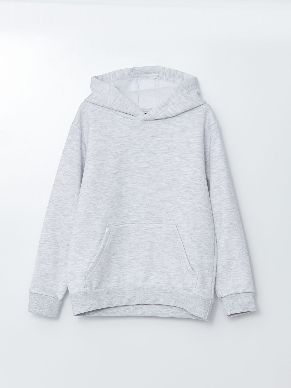 Hooded Basic Long Sleeve Boy Sweatshirt -W2BR96Z4-LAK