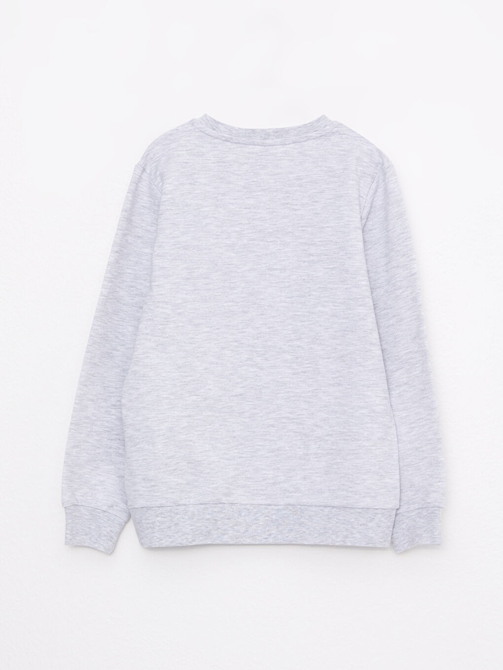 Crew Neck Basic Long Sleeve Boys' Sweatshirt-1