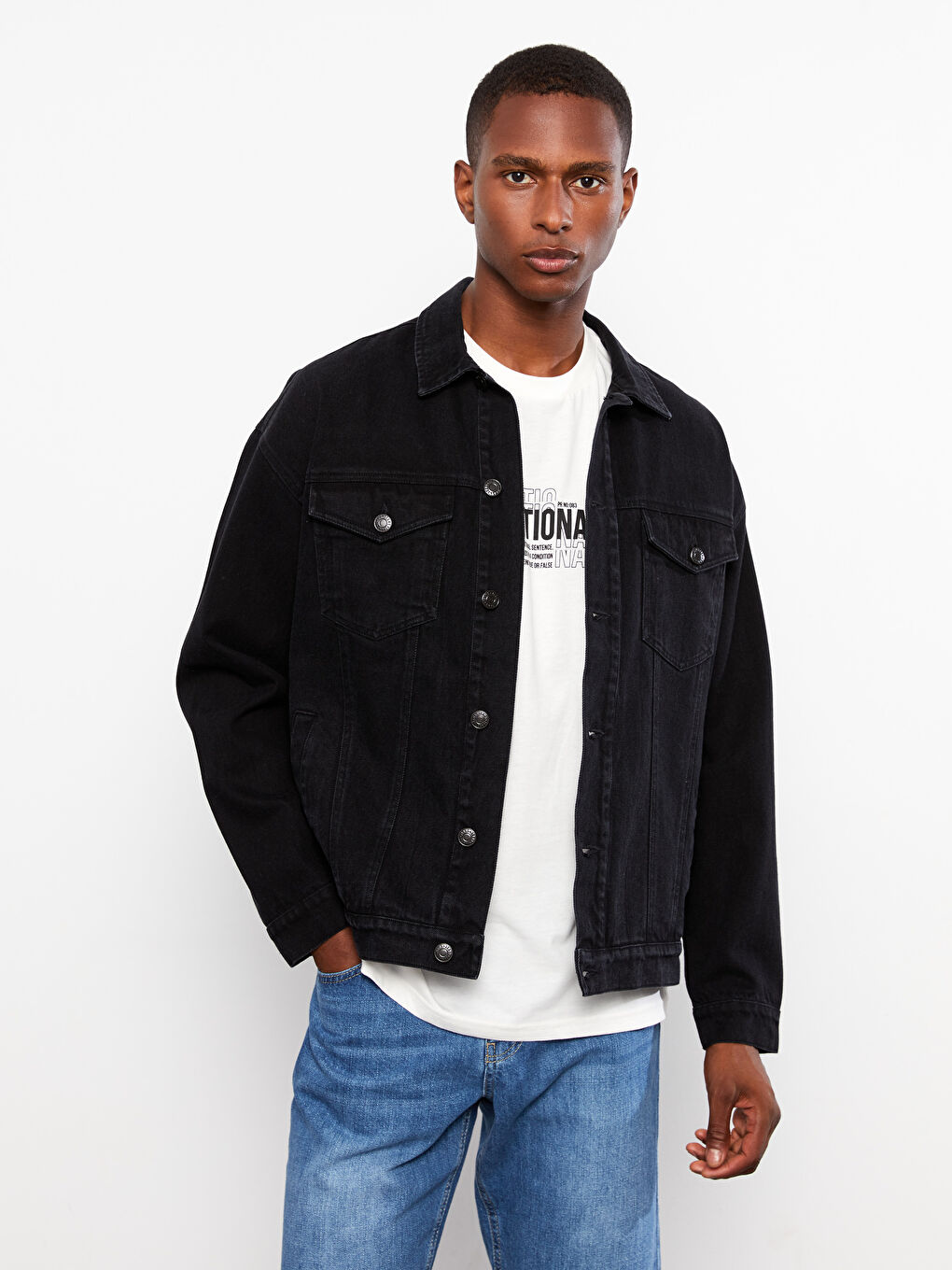 LCW Jeans Prevelika Muška Teksas Jakna -W2BS14Z8-326