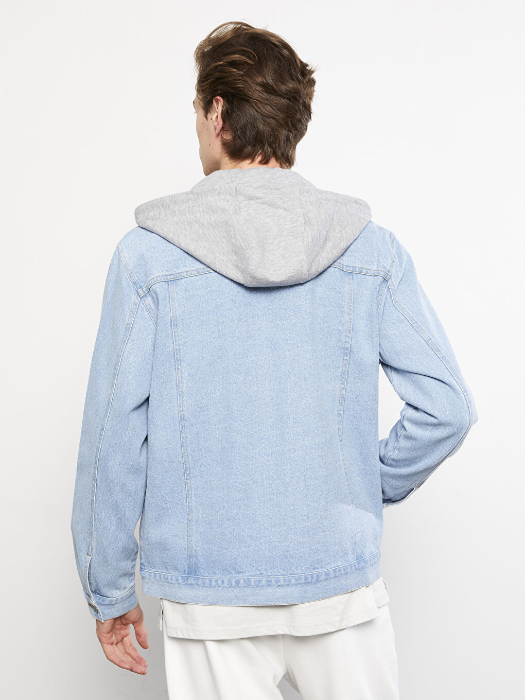 LCW Jeans Regular Fit Hooded Men's Denim Jacket -W2BS15Z8-311