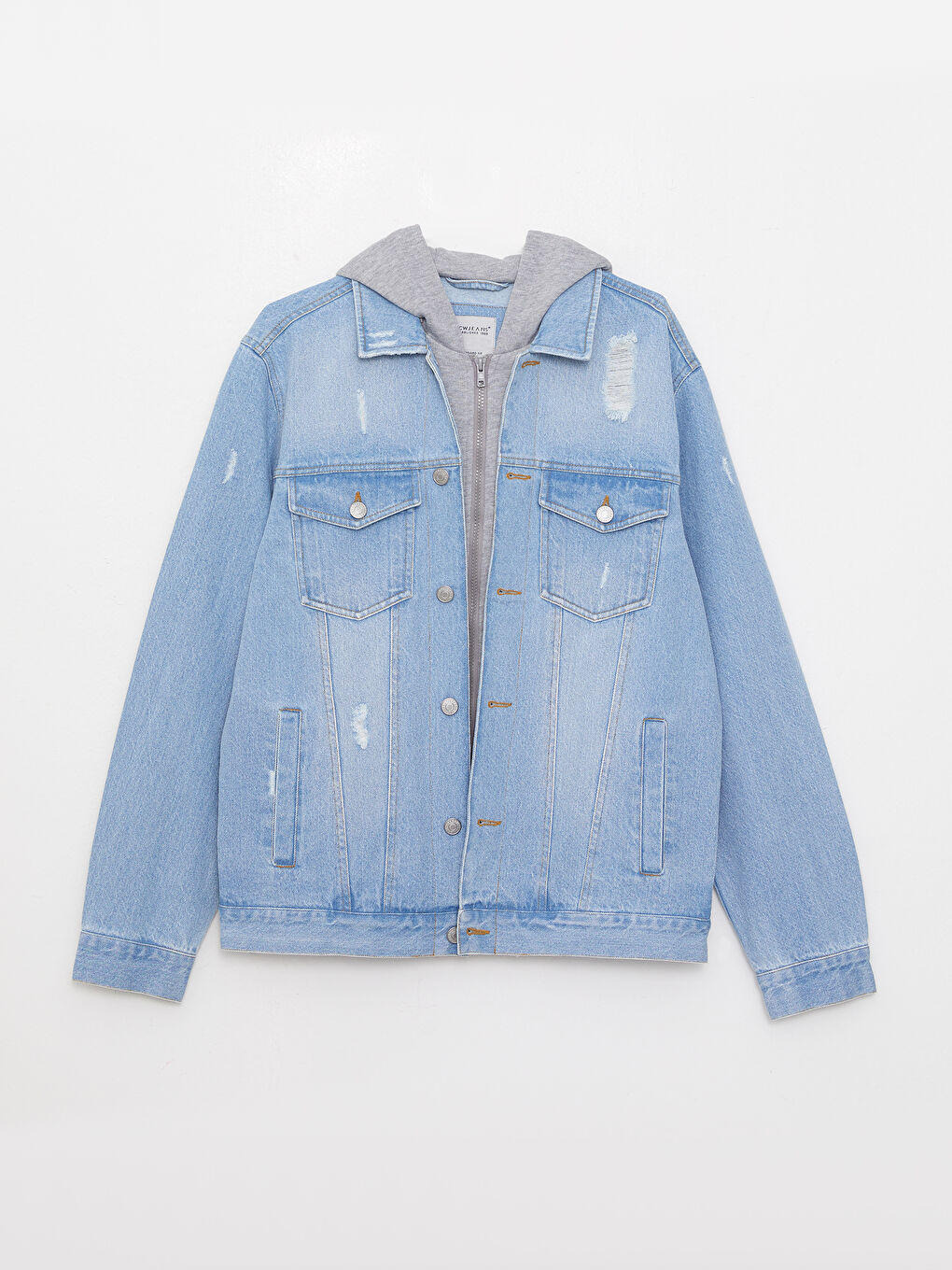 LCW Jeans Regular Fit Hooded Men's Denim Jacket -W2BS15Z8-311