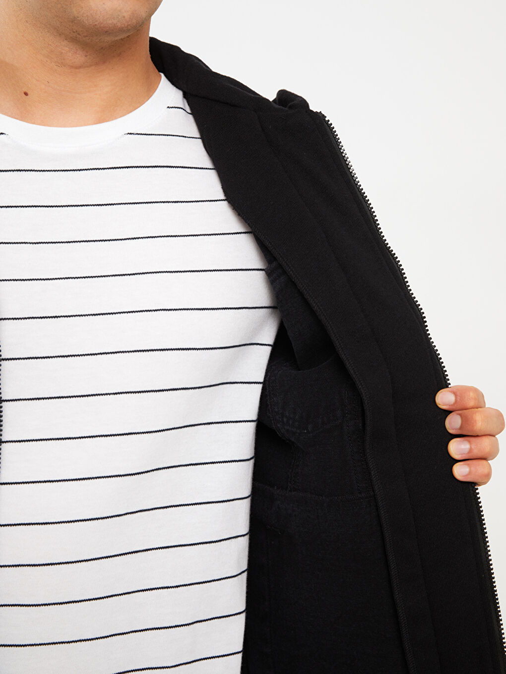 جاكيت جينز رجالي بقصة عادية-3