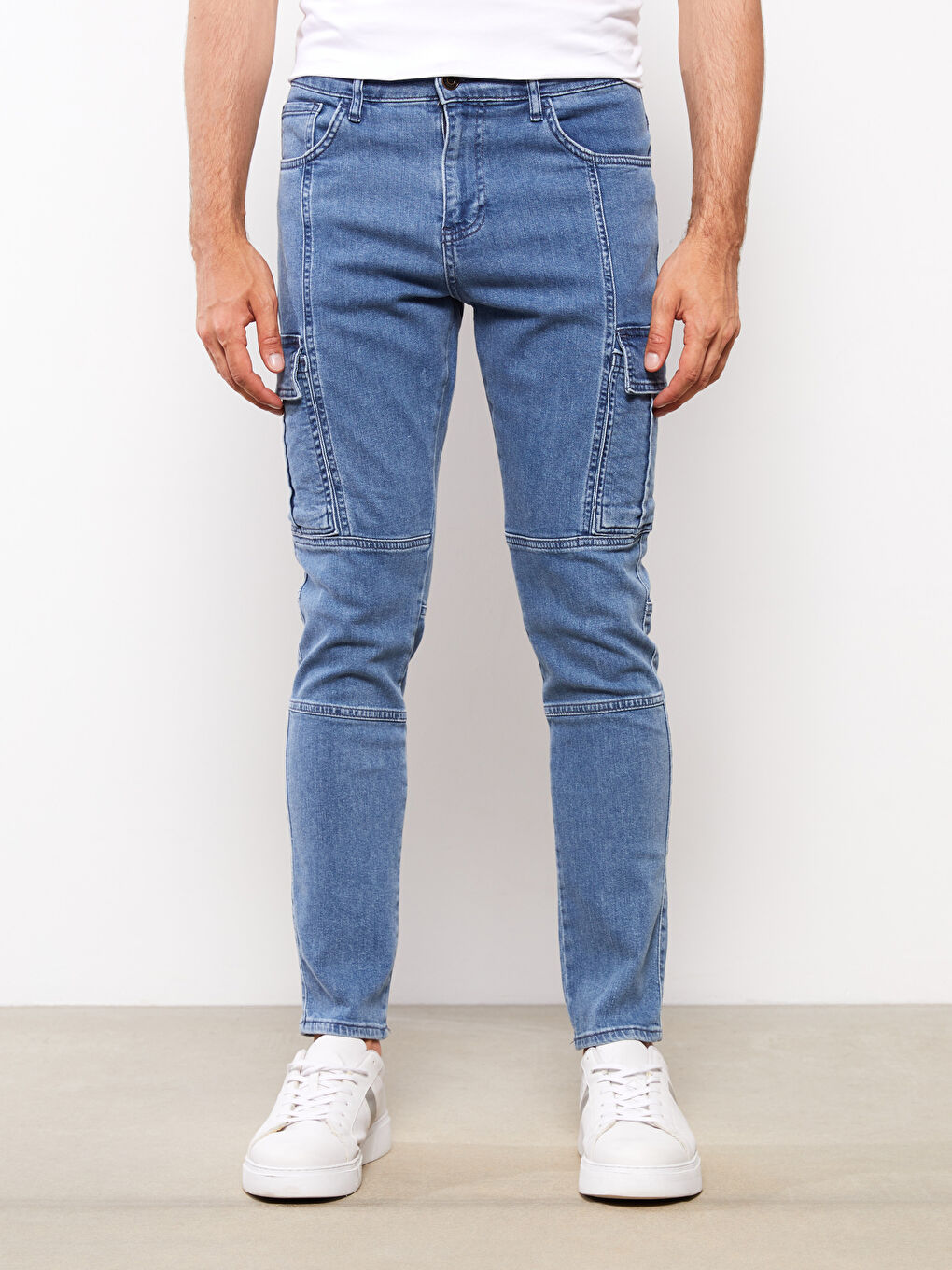 LCW Jeans Orta İndigo Rodeo 760 Skinny Fit Erkek Jean Pantolon - 3