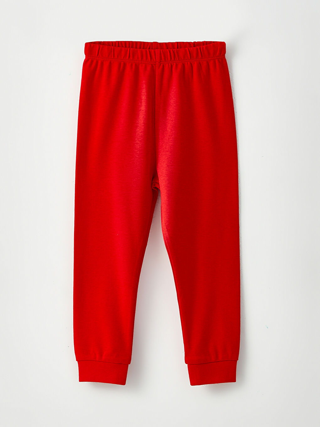 Комплект пижами с кръгло деколте и дълъг ръкав на новогодишна тематика за бебе момиче-3