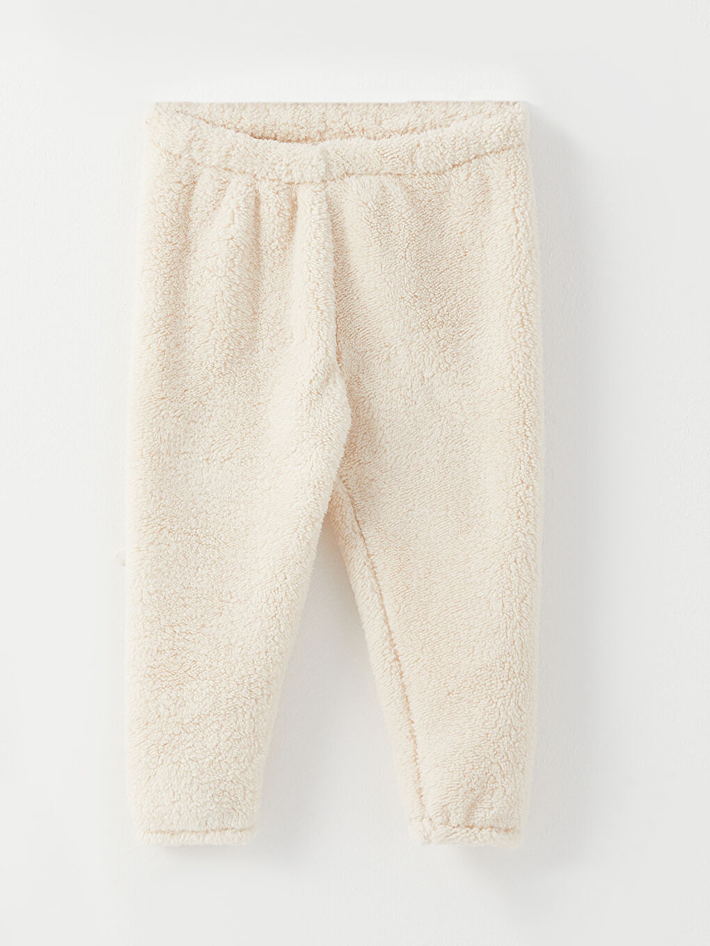 Crew Neck Long Sleeve Embroidery Detailed Baby Girl Fleece Pajama Set-2