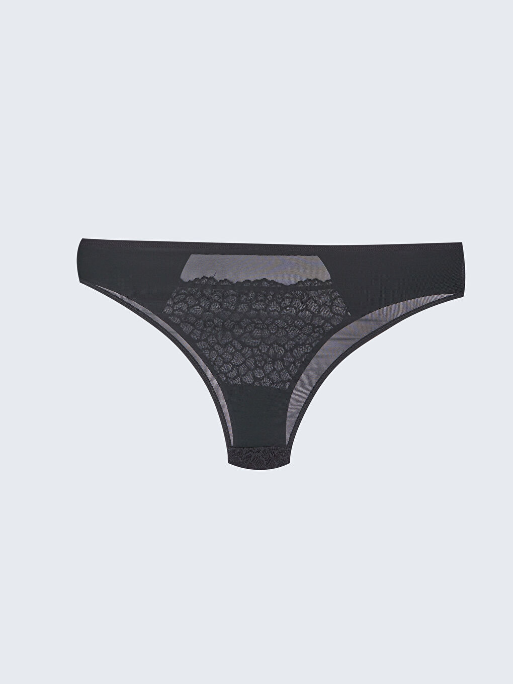 Siyah Dantelli Fantezi Brazilian Külot