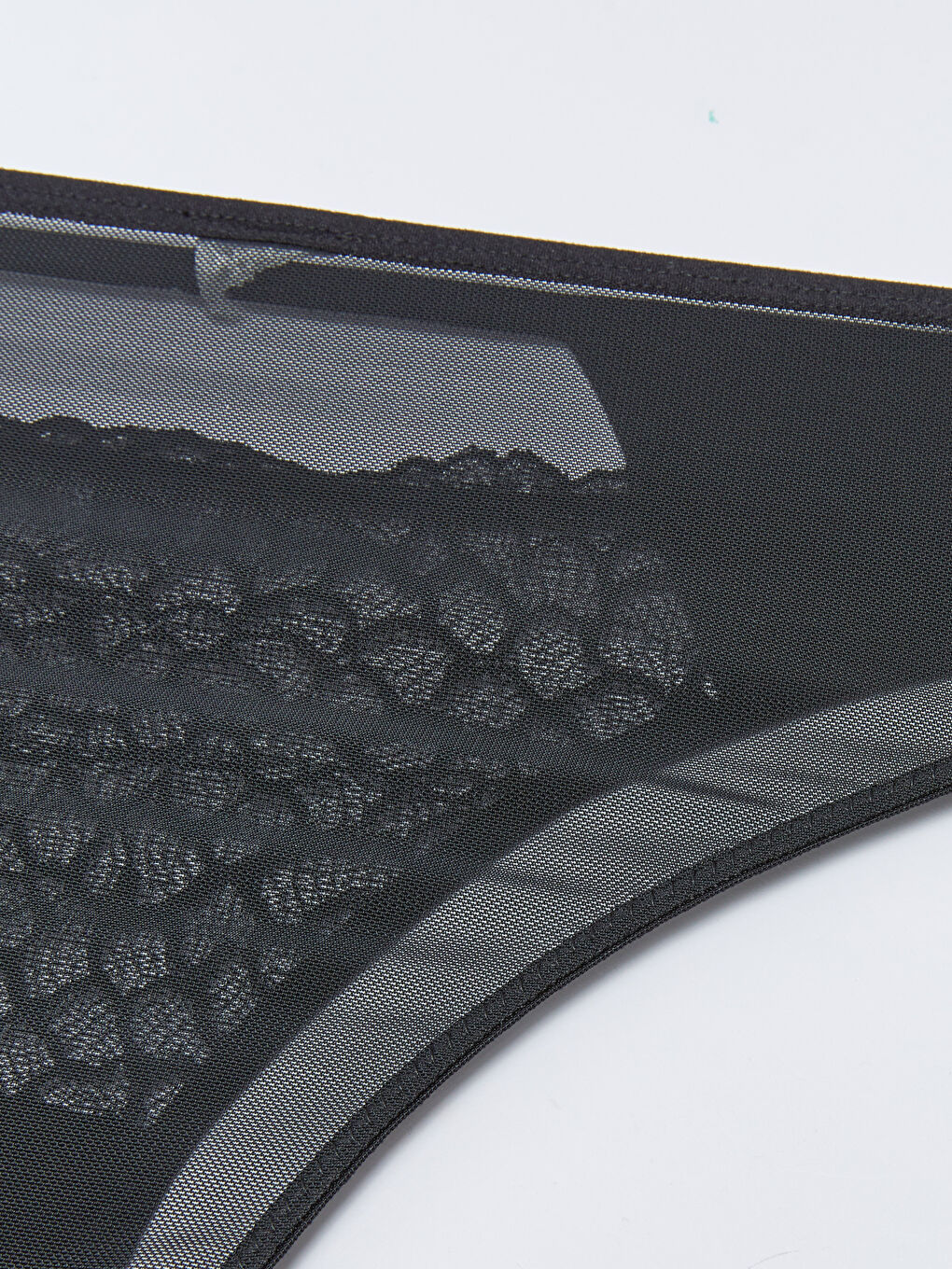 Siyah Dantelli Fantezi Brazilian Külot-2