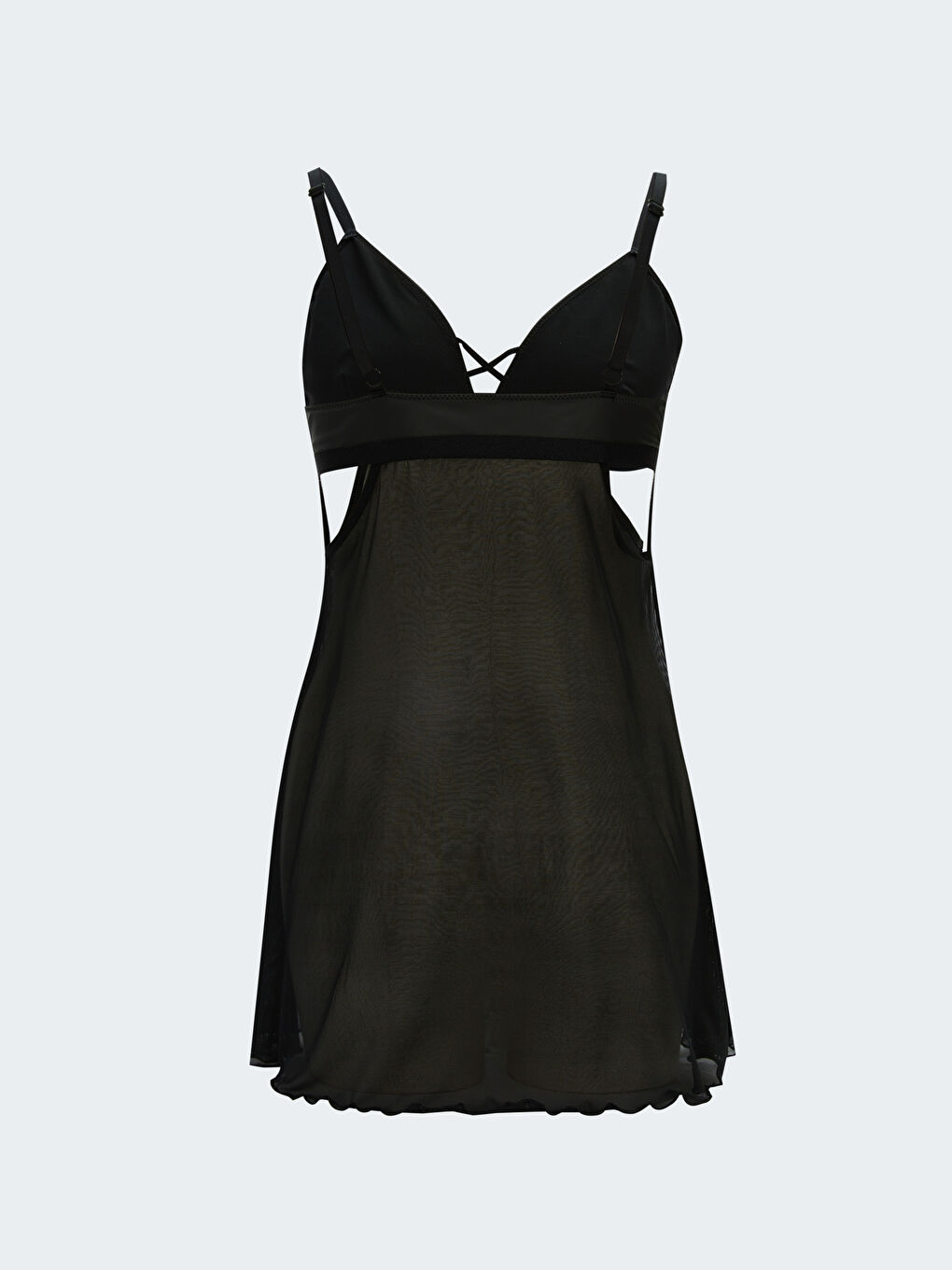 Nuisette Unie Non Rembourrée-1