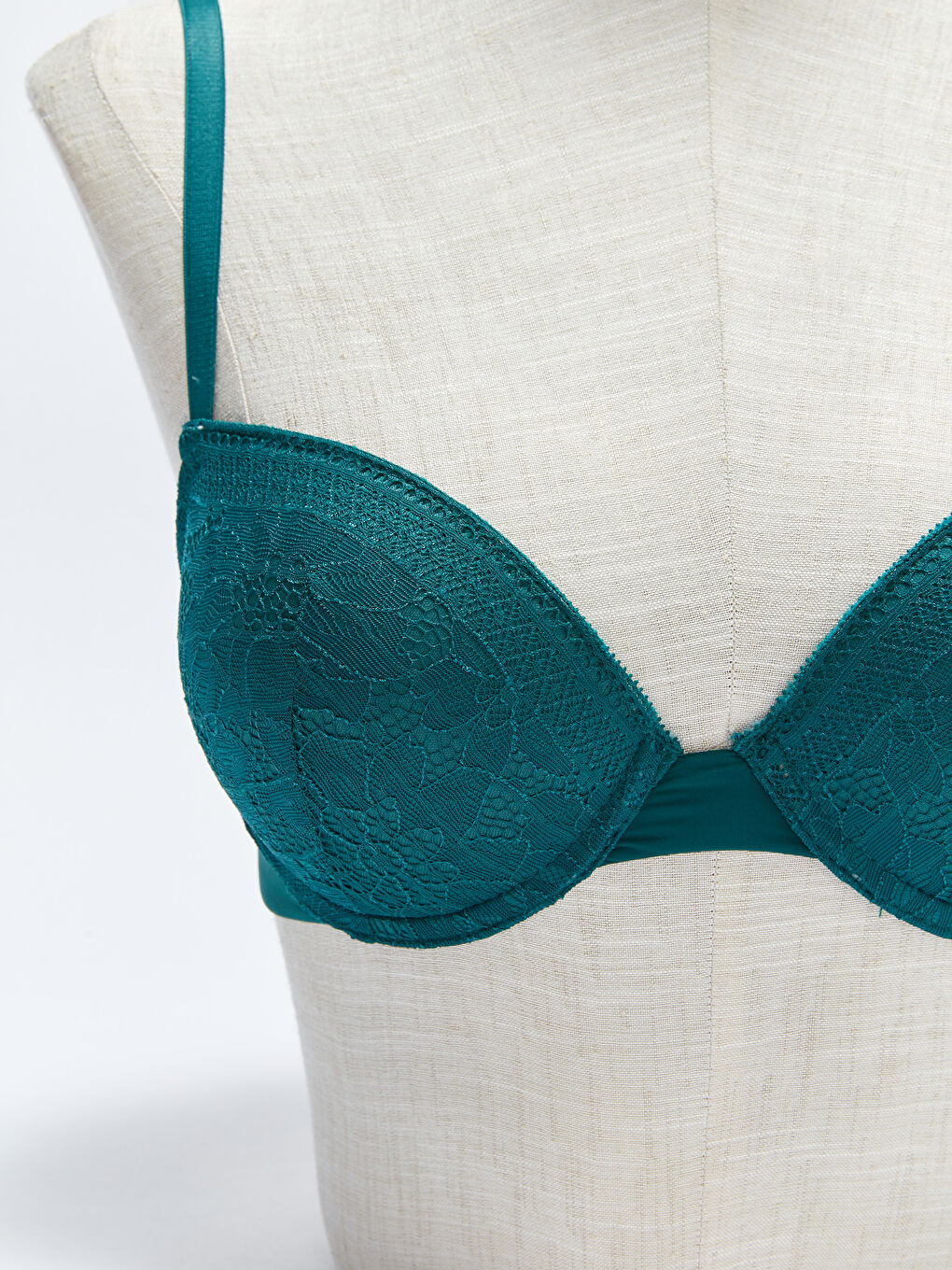 LCW DREAM Underwire Half Fill Lace Bra -W2BS93Z8-HQ0