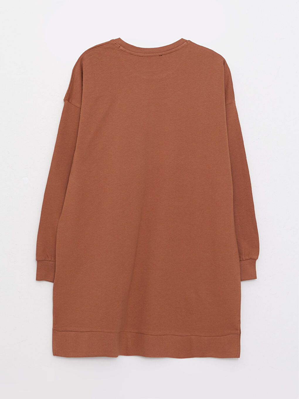 Crew Neck Printed Long Sleeve Oversize Cotton Women's Sweatshirt Tunic-6